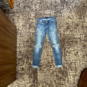 Flying monkey jeans size 25 in EUC 28” inseam (longer due to cuffed look!)